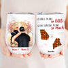 Personalized Long Distance Couple Wine Tumbler AG106 26O36 1