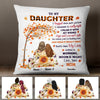 Personalized Granddaughter Fall Pillow AG124 95O47 (Insert Included) 1