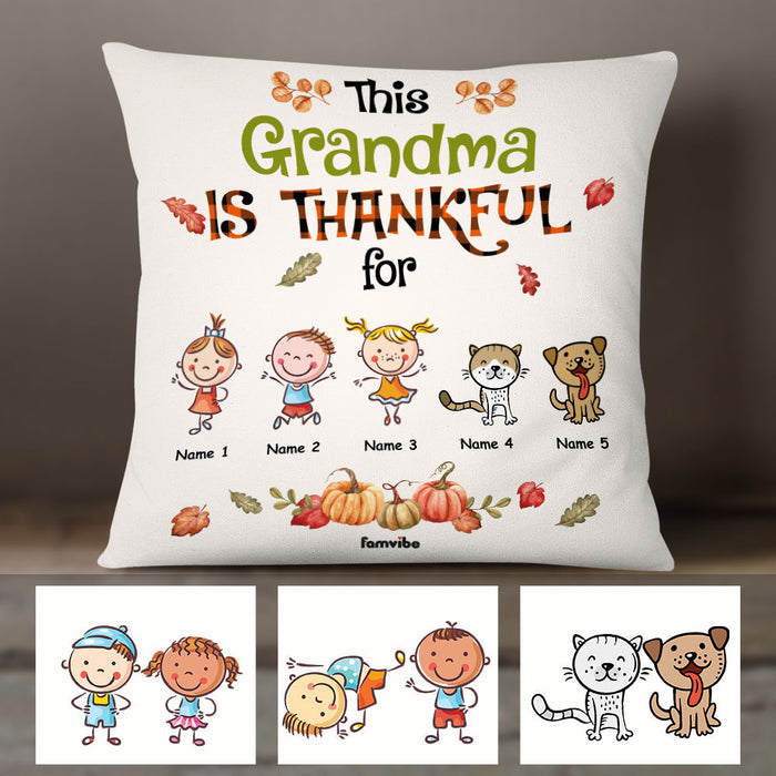 Personalized Fall Grandma Pillow AG112 26O58 (Insert Included) 1