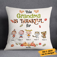 Personalized Fall Grandma Pillow AG112 26O58 (Insert Included) thumb 1