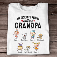 Personalized Grandpa Favorite People T Shirt AG112 30O47 thumb 1