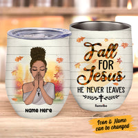 Personalized BWA For Jesus Fall Halloween Wine Tumbler AG112 95O36 thumb 1