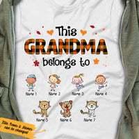 Personalized Fall Grandma T Shirt AG111 26O36 thumb 1