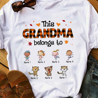 Personalized Fall Grandma T Shirt AG111 26O36 thumb 1