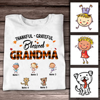 Personalized Mom Grandma Fall Halloween T Shirt AG111 95O36 thumb 1