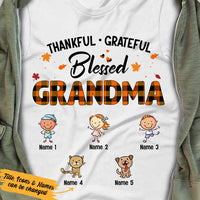 Personalized Mom Grandma Fall Halloween T Shirt AG111 95O36 thumb 1