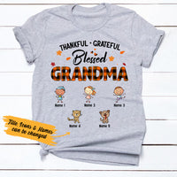 Personalized Mom Grandma Fall Halloween T Shirt AG111 95O36 thumb 1