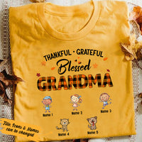 Personalized Mom Grandma Fall Halloween T Shirt AG111 95O36 thumb 1