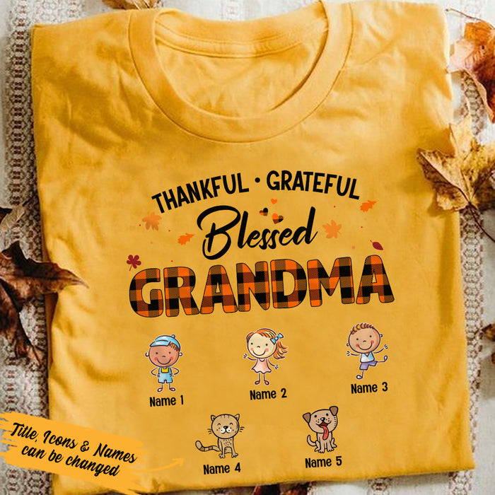 Personalized Mom Grandma Fall Halloween T Shirt AG111 95O36 1