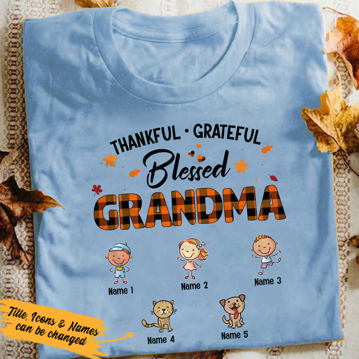 Personalized Mom Grandma Fall Halloween T Shirt AG111 95O36 1