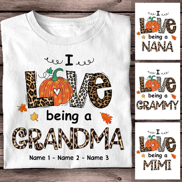 Personalized Grandma Fall T Shirt AG121 22O58 1