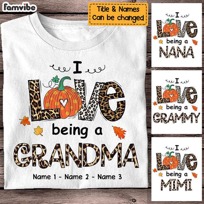 Personalized Grandma Fall T Shirt AG121 22O58 1