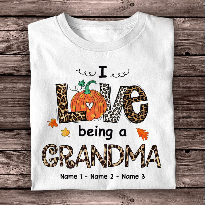 Personalized Grandma Fall T Shirt AG121 22O58 1