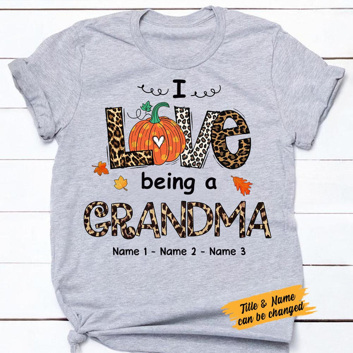 Personalized Grandma Fall T Shirt AG121 22O58 1