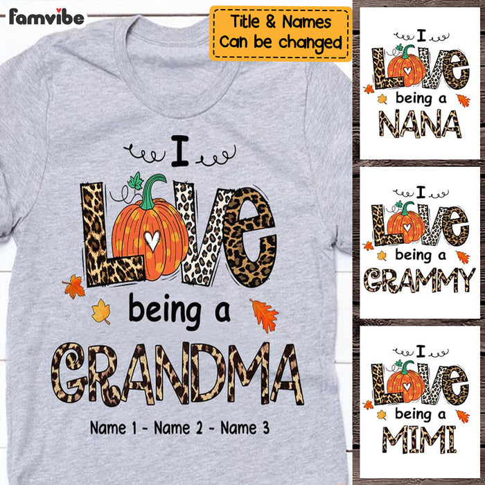 Personalized Grandma Fall T Shirt AG121 22O58 1