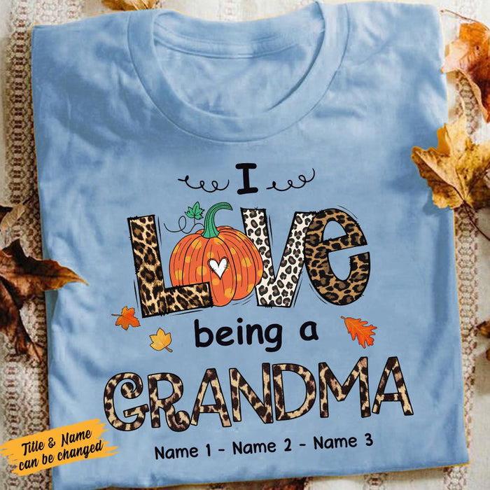 Personalized Grandma Fall T Shirt AG121 22O58 1