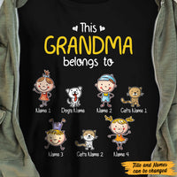 Personalized Grandma Mom Grandkids T Shirt AG122 24O47 thumb 1