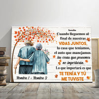 Personalized Couple Fall Spanish Poster AG121 30O34 thumb 1