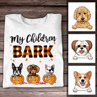 Personalized Fall Halloween My Children Bark T Shirt AG131 23O36 thumb 1