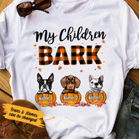 Personalized Fall Halloween My Children Bark T Shirt AG131 23O36 thumb 1