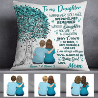 Personalized Daughter Tree Pillow MR23 67O60 thumb 1