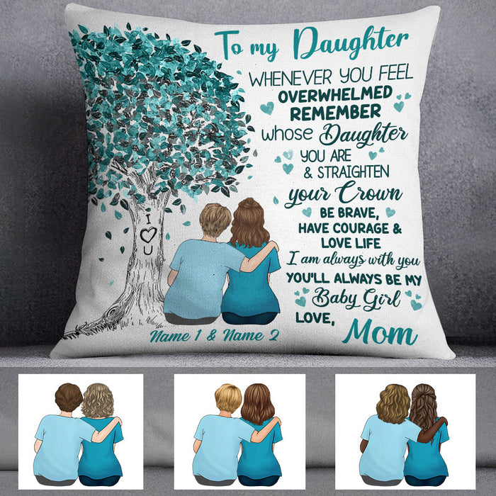 Personalized Daughter Tree Pillow MR23 67O60 1