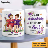 Personalized Gift For Friends A Sweet Friendship Mug 30658 thumb 1