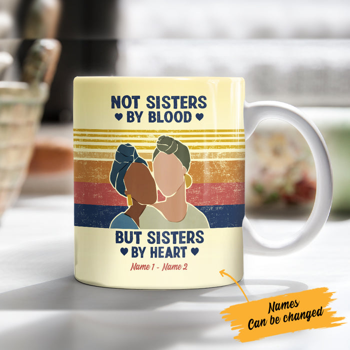 Personalized BWA Friends Sisters By Heart Mug AG32 95O57 1