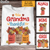 Personalized Mom Grandma Thankful Fall Halloween T Shirt AG123 81O34 1