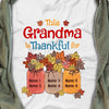Personalized Mom Grandma Thankful Fall Halloween T Shirt AG123 81O34 1