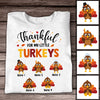Personalized Grandma Turkey Fall T Shirt AG128 95O47 1