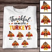 Personalized Grandma Turkey Fall T Shirt AG128 95O47 thumb 1