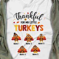 Personalized Grandma Turkey Fall T Shirt AG128 95O47 thumb 1