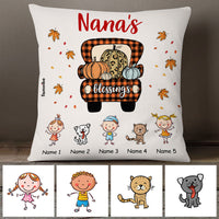 Personalized Fall Halloween Mom Grandma Pillow AG131 26O53 (Insert Included) thumb 1