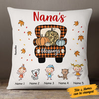 Personalized Fall Halloween Mom Grandma Pillow AG131 26O53 (Insert Included) thumb 1