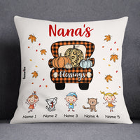 Personalized Fall Halloween Mom Grandma Pillow AG131 26O53 (Insert Included) thumb 1