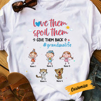 Personalized Mom Grandma T Shirt AG123 30O57 thumb 1