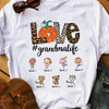 Personalized Fall Halloween Mom Grandma T Shirt AG132 26O36 1