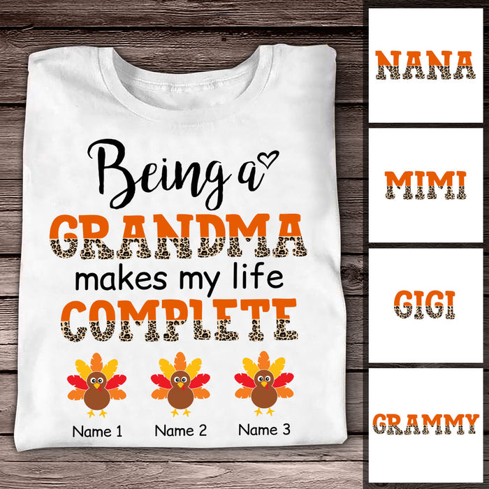 Personalized Being A Grandma Fall T Shirt AG141 23O53 1