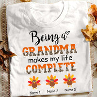 Personalized Being A Grandma Fall T Shirt AG141 23O53 thumb 1