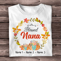 Personalized Grandma Fall Halloween T Shirt AG142 22O58 thumb 1