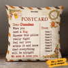 Personalized Postcard To Grandma Fall Halloween Pillow AG132 24O53 (Insert Included) 1