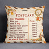 Personalized Postcard To Grandma Fall Halloween Pillow AG132 24O53 (Insert Included) 1