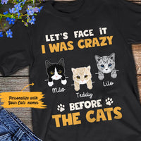 Personalized Cat Lovers T Shirt JN164 67O57 thumb 1