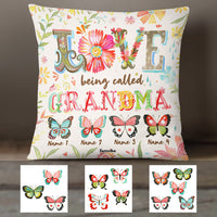 Personalized Fall Flower Mom Grandma Pillow AG133 24O36 (Insert Included) thumb 1