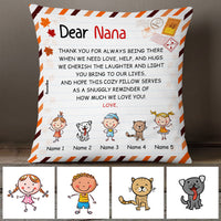 Personalized Fall Mom Grandma Pillow AG134 26O53 (Insert Included) thumb 1
