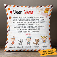 Personalized Fall Mom Grandma Pillow AG134 26O53 (Insert Included) thumb 1