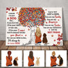 Personalized Fall Halloween Dog Poster AG143 23O58 1