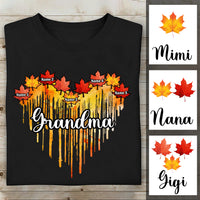 Personalized Grandma Fall Halloween T Shirt AG134 95O34 thumb 1