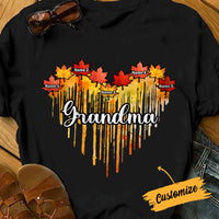 Personalized Grandma Fall Halloween T Shirt AG134 95O34 thumb 1